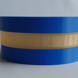 Bracelet fantaisie bicolore bleu océan