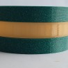 Bracelet fantaisie bicolore vert pailleté