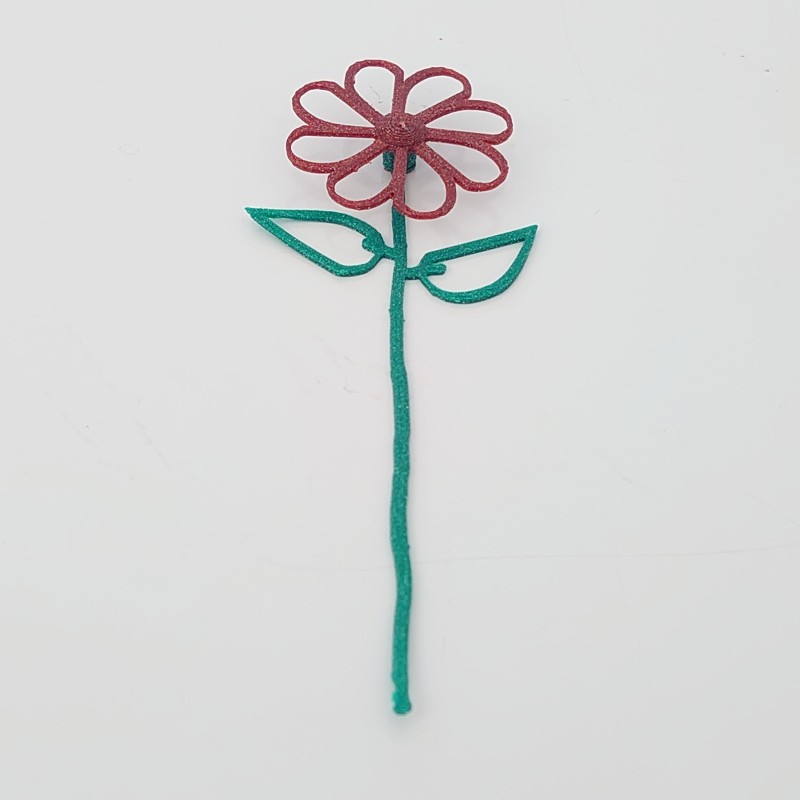 Contour mini fleur décorative